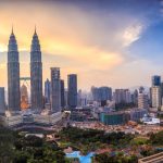 Kuala Lumper skyline at twilight