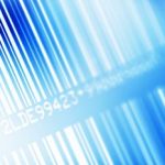 Blue-Barcode-stock-photo